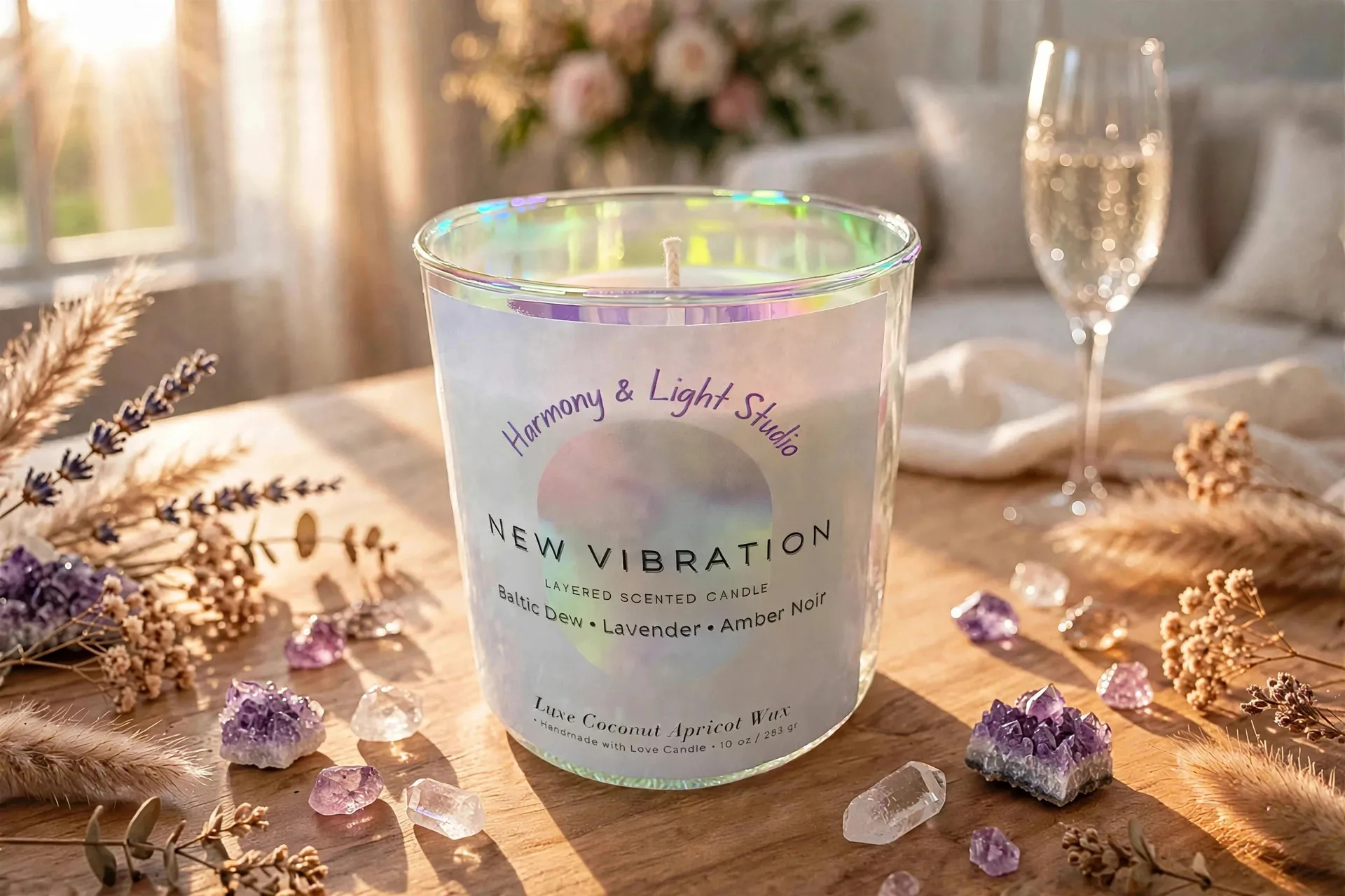Three-Layer Scented Candle: Baltic Dew — lifestyle photo