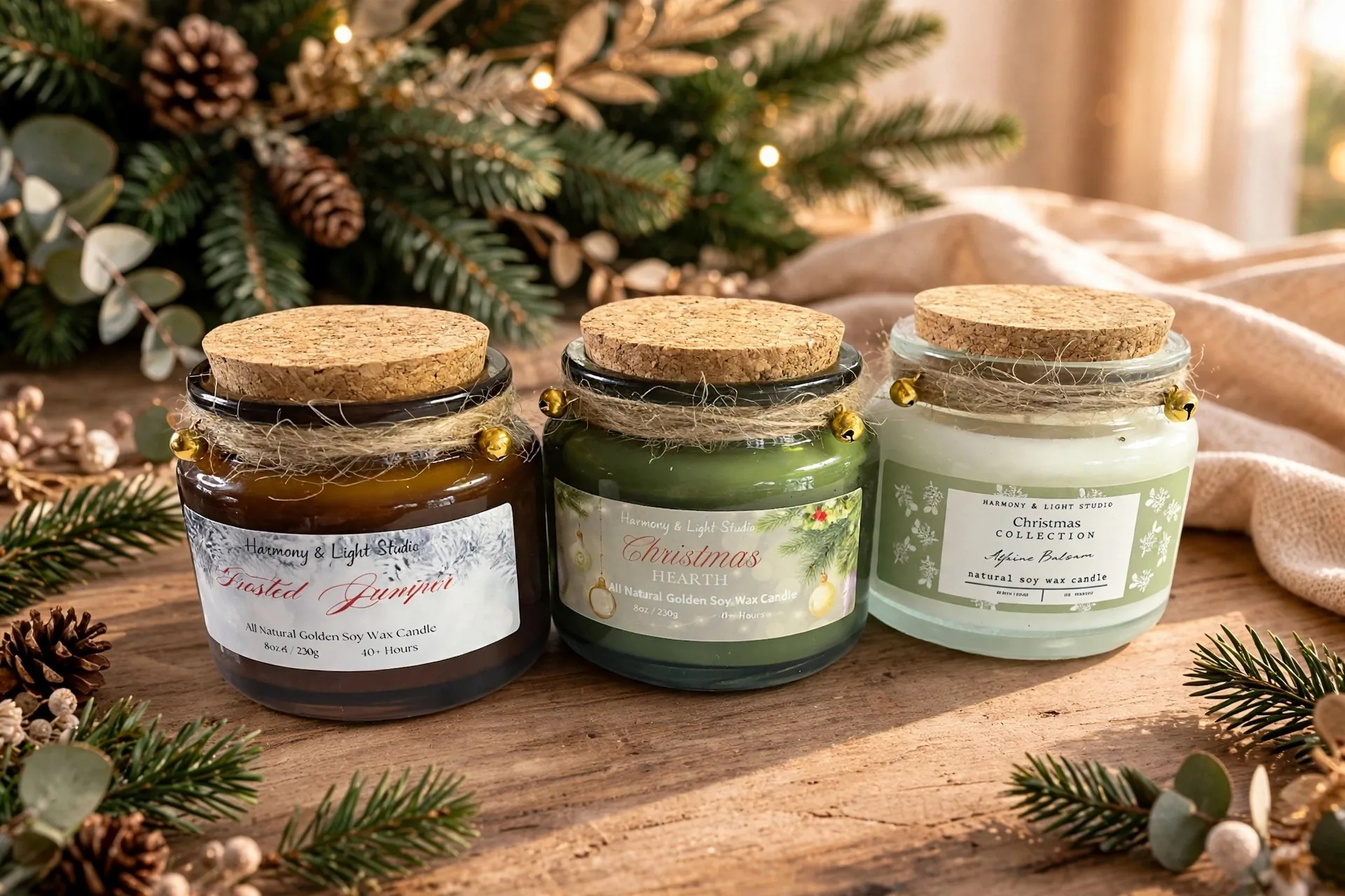 Christmas Candle Trio - Festive Gift for everyone